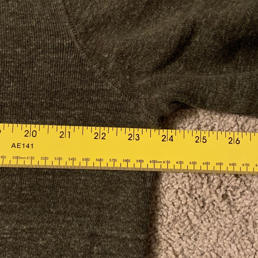 Polo Ralph Lauren Men's L Sweater Crew Green Olive Army Brown Heather Sweatshirt - Picture 8 of 9